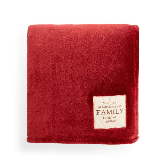 Christmas Joy Family Mega Blanket  - Red #2020220180