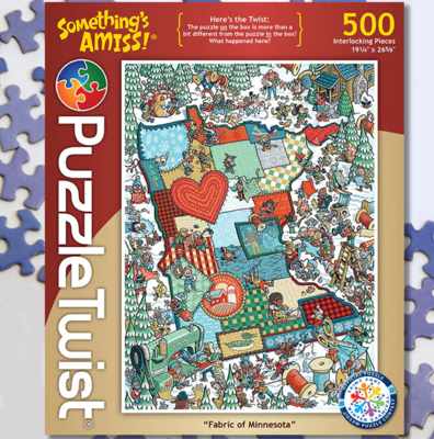Fabric Of Minnesota:  500 Pc Puzzle #10167