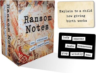 Ransom Notes:  The Ridiculous Word Magnet Game #RN-CORE