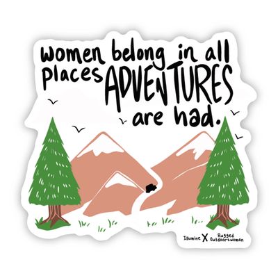 Women Belong Sticker