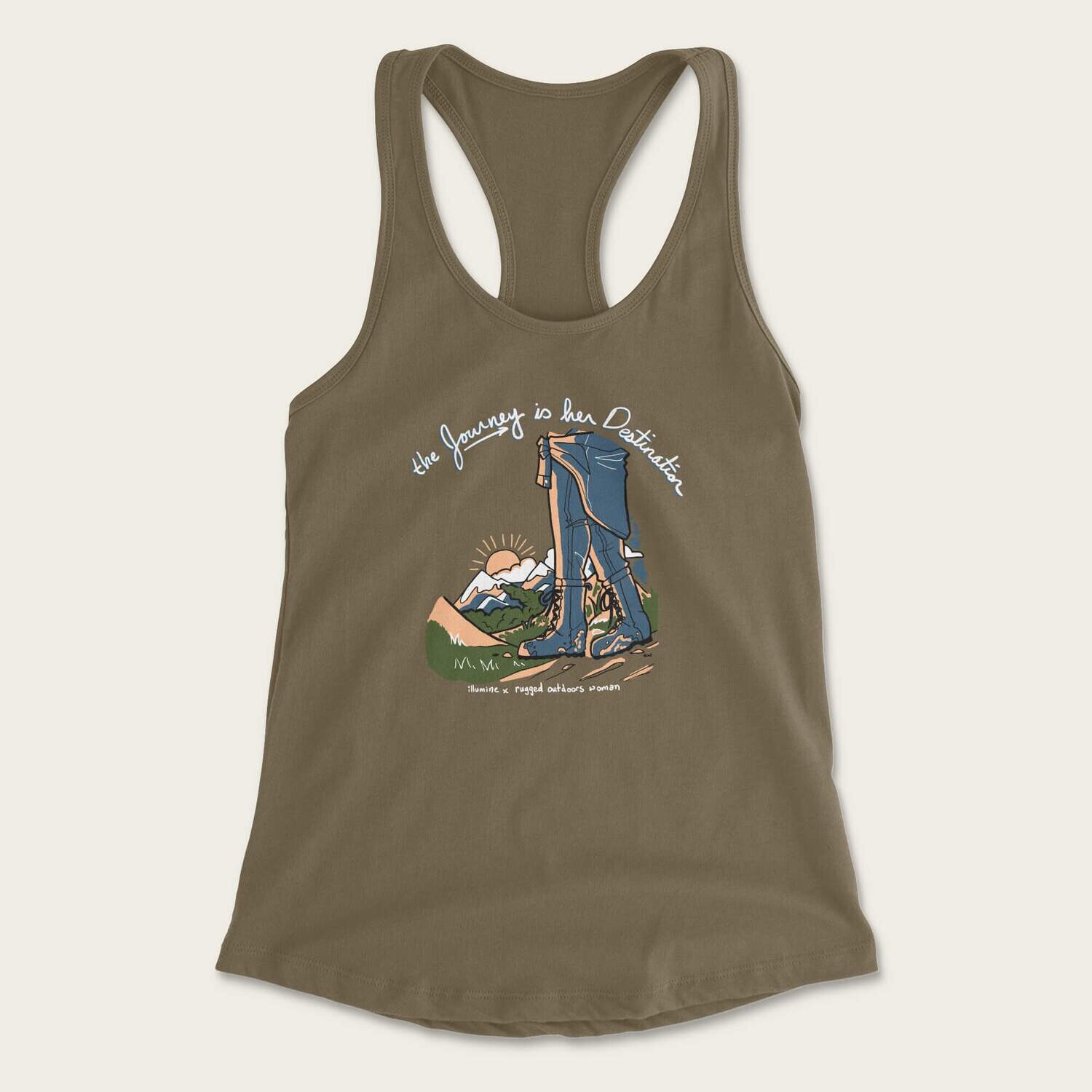 "Journey/Destination" by Illumine Collect - Tank - Size 2XL