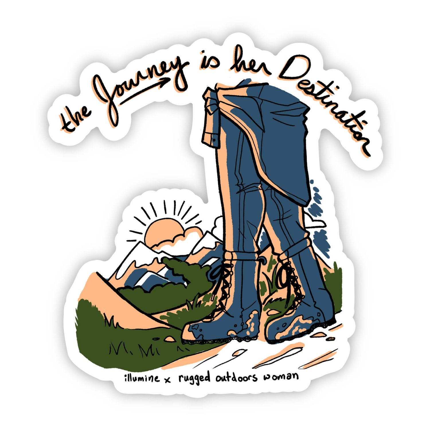Journey/Destination Sticker