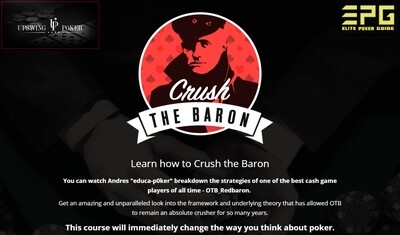 UPSWING CRUSH THE BARON FOR CHEAP - PREMIUM POKER COURSES CHEAP