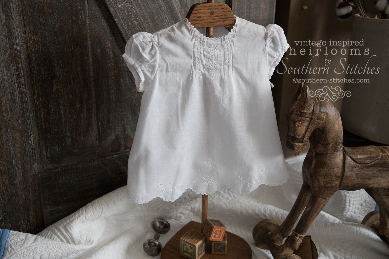 White Vintage Little Tykes Dress - Vintage Size 1