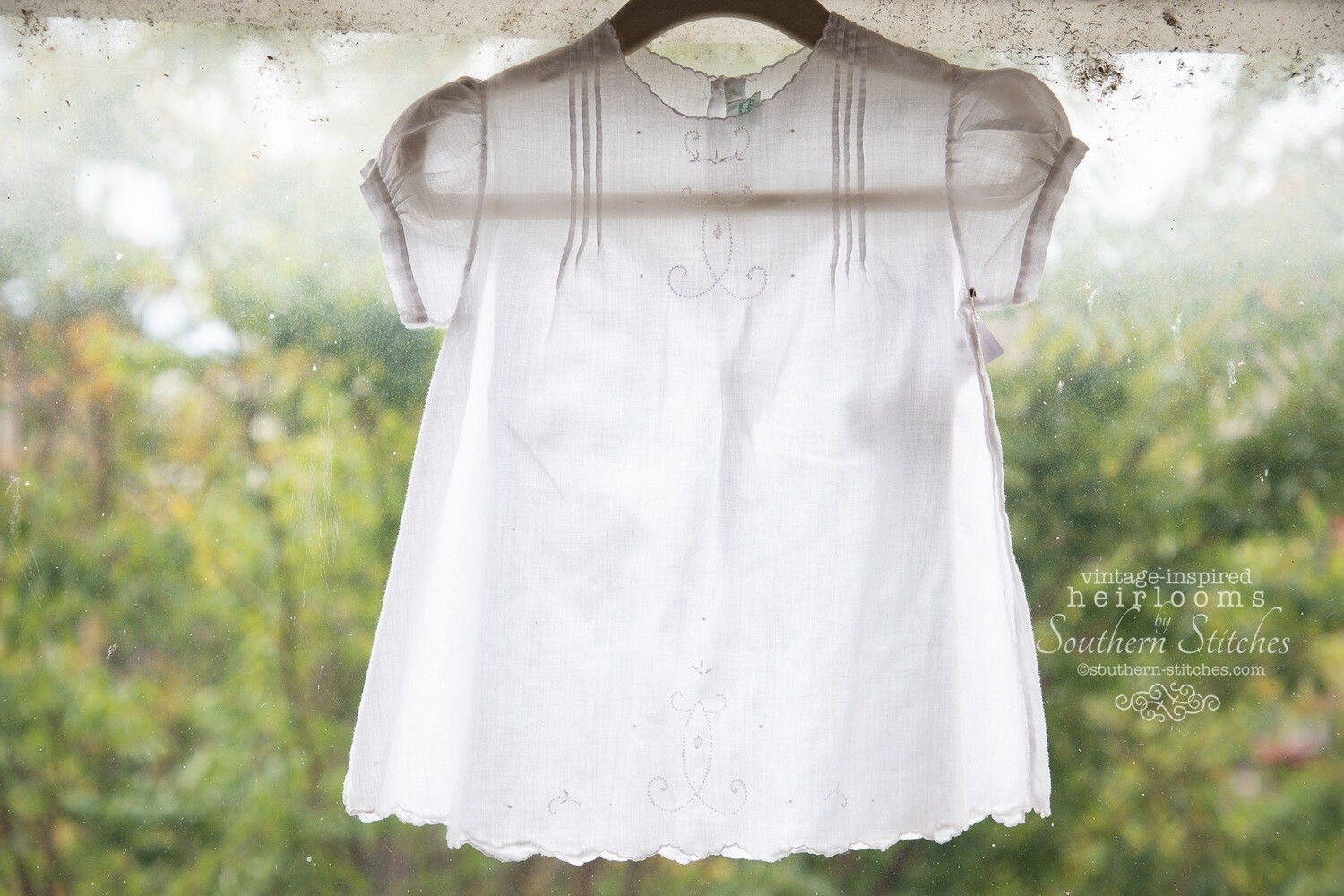 Vintage White Handmade Dress