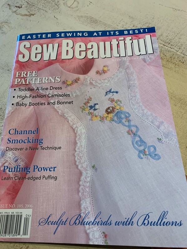 Sew Beautiful Issue #105 2006 - rare!