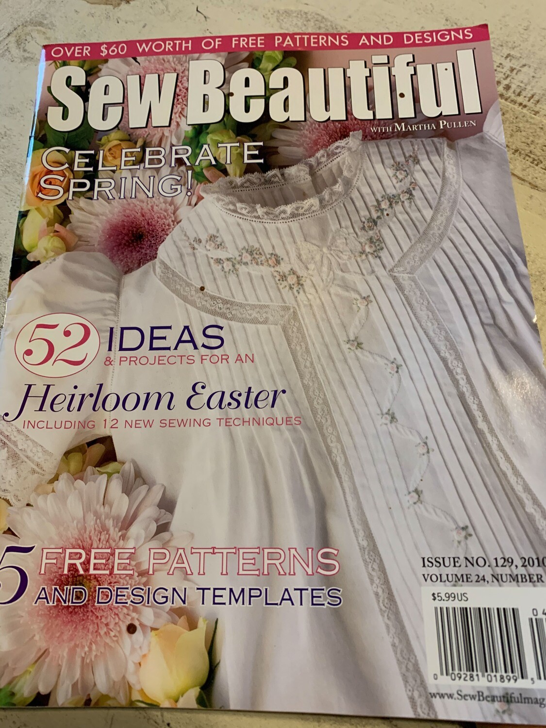 Sew Beautiful Issue #129 2010