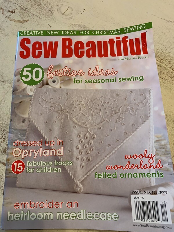 Sew Beautiful Issue #127 2009
