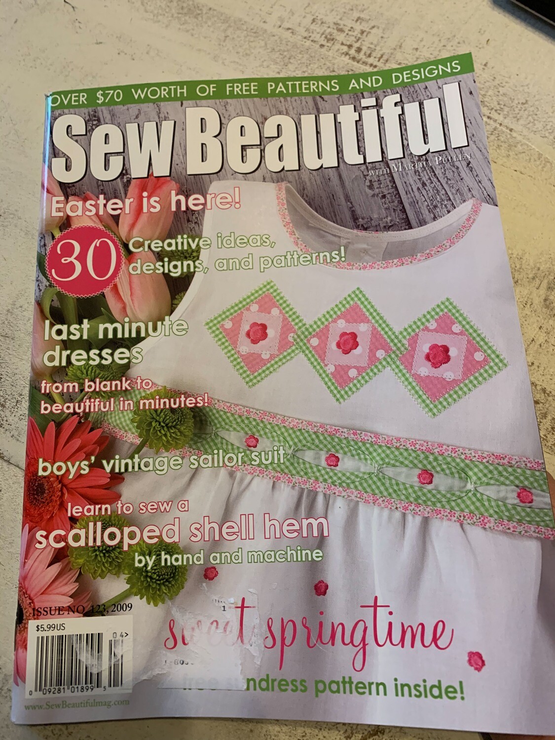 Sew Beautiful Issue #123 2009 - rare!