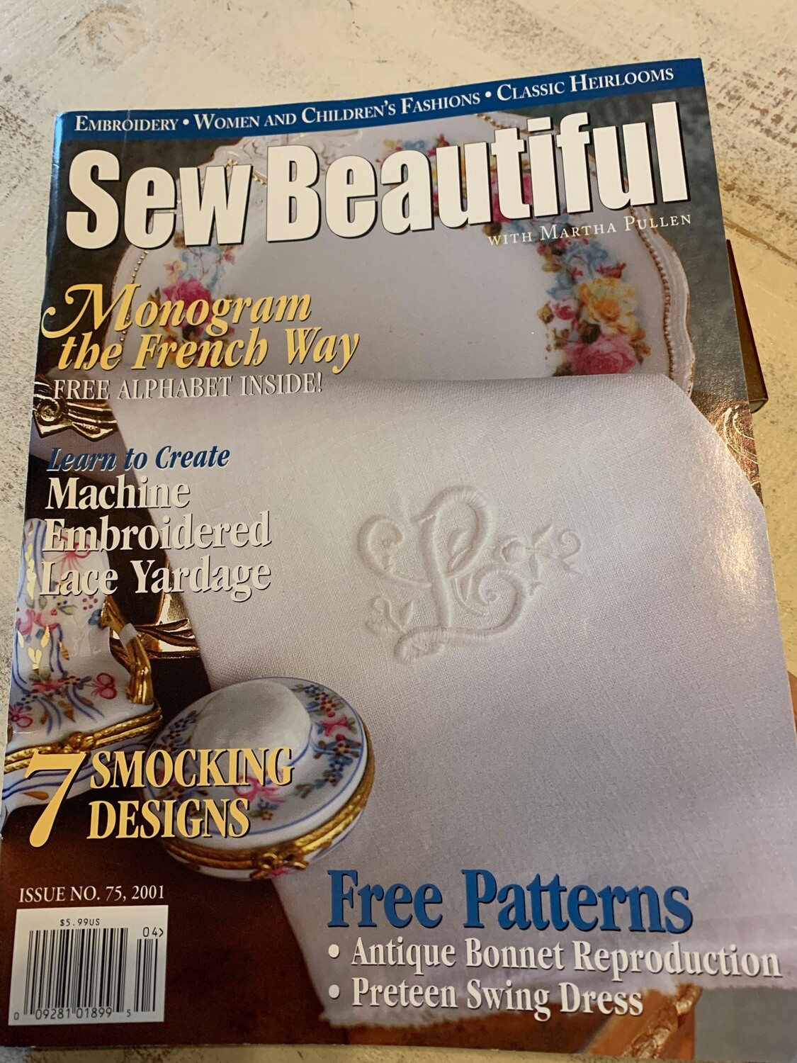 Sew Beautiful Issue #75 2001
