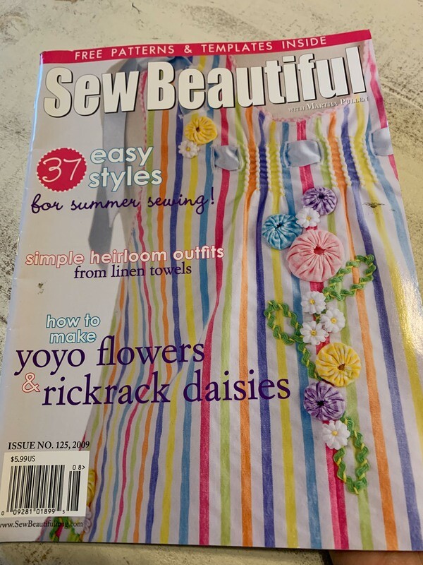 Sew Beautiful Issue #125 2009 - rare!