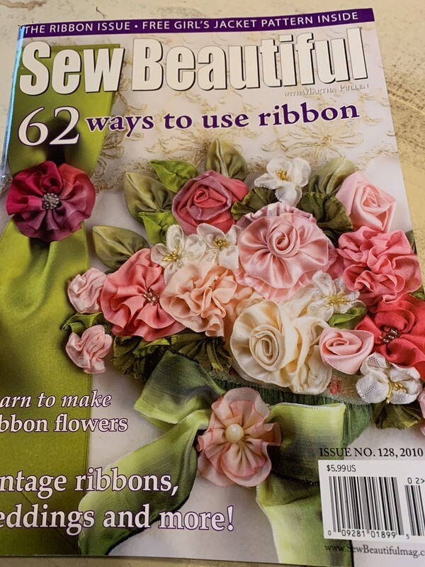 Sew Beautiful Issue #128 2010 -rare!