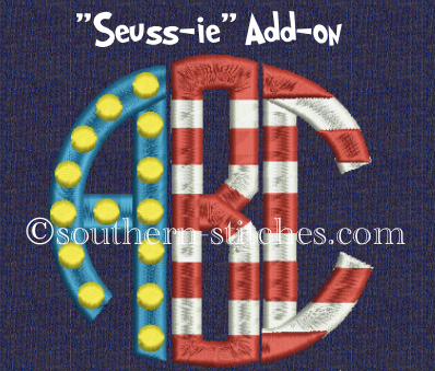 BRD Seuss-ie Add-On - Dots Left Letters