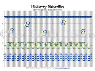 Smocking Plate - Fluttering Butterflies
