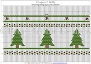 Smocking Plate - Evergreen &amp; Holly