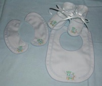 BRD Bibs, Booties &amp; Collars Train Set