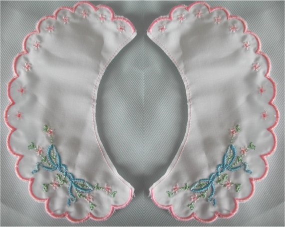 BRD Baby Collars - Scalloped Ribbon