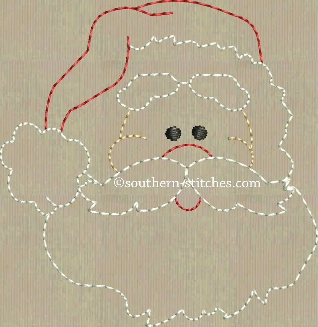 Christmas Sketch Santa