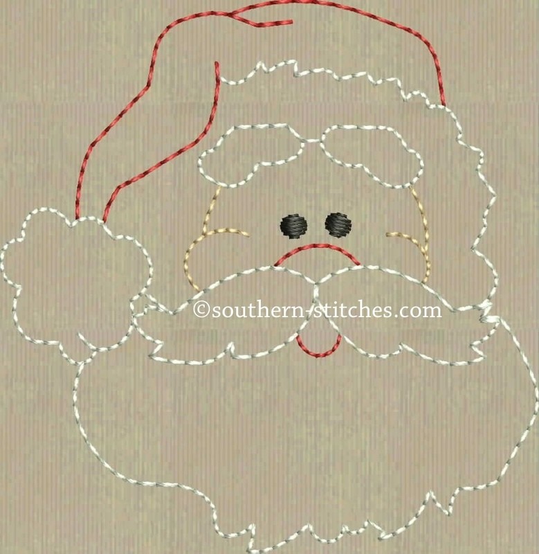 Christmas Sketch Santa