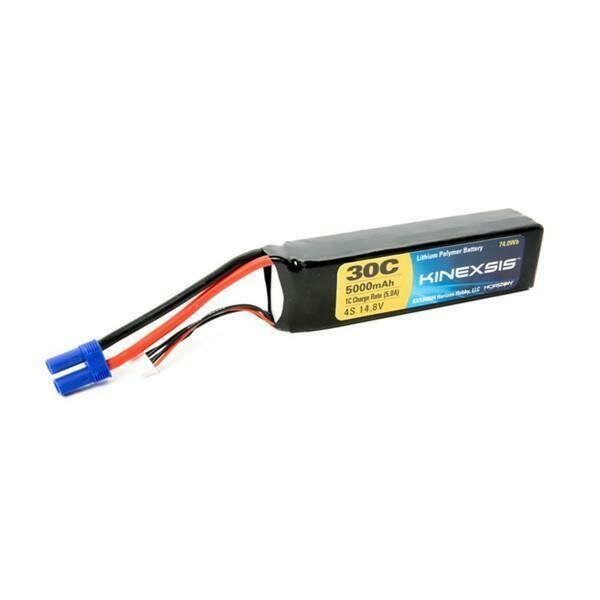 14.8V 5000mAh 30C 4S LiPo Battery, 10AWG: EC5 (KXSB0024) 14.8V 5000mAh 30C 4S LiPo Battery, 10AWG: EC5 (KXSB0024)