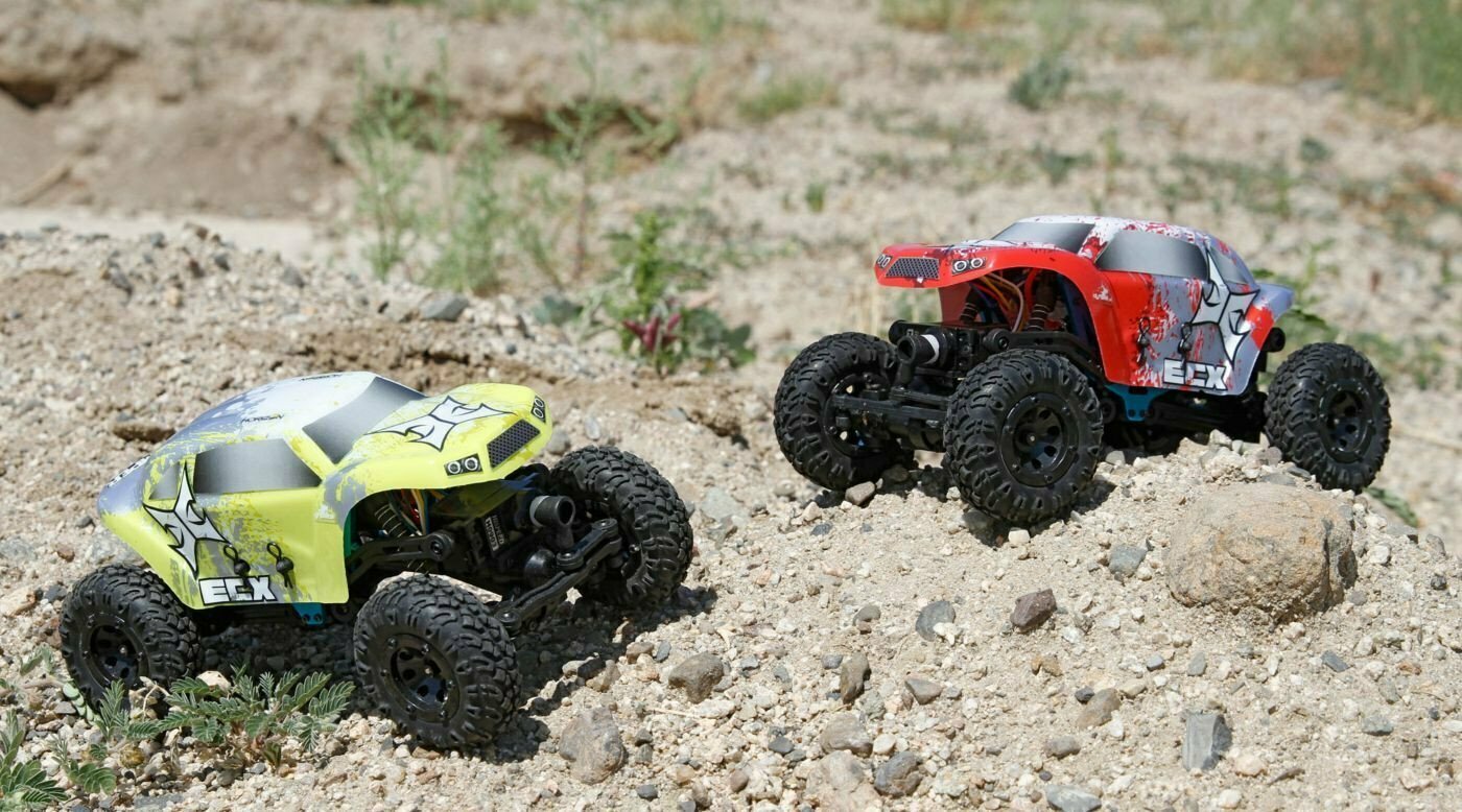 1/24 Temper Crawler RTR, Yellow/White (ECX00012T2) 1/24 Temper Crawler RTR, Yellow/White (ECX00012T2)