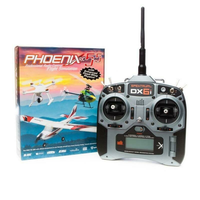 Phoenix R/C Pro Simulator V5.5 with DX6i Transmitter (RTM55R6630) Phoenix R/C Pro Simulator V5.5 with DX6i Transmitter (RTM55R6630)