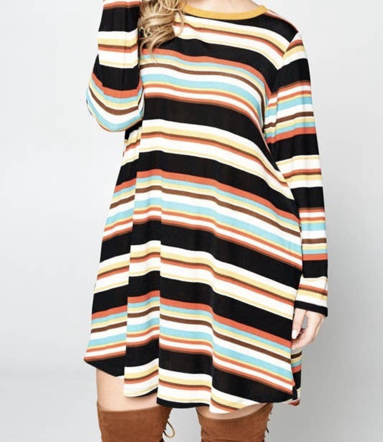 Plus Swing Tunic Dress 