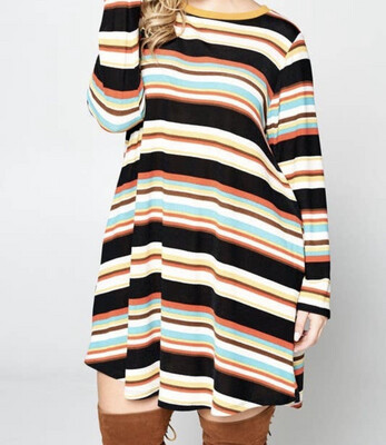 Plus Swing Tunic Dress 