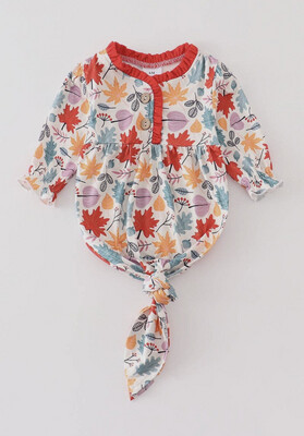 Floral Print Gown 