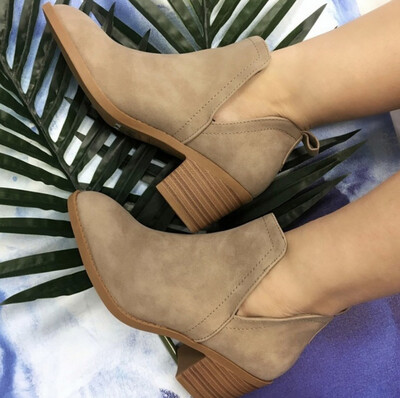 Khaki Bootie