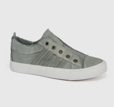 Grey Braided Sneakers