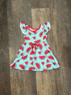 Watermelon Ruffle Dress