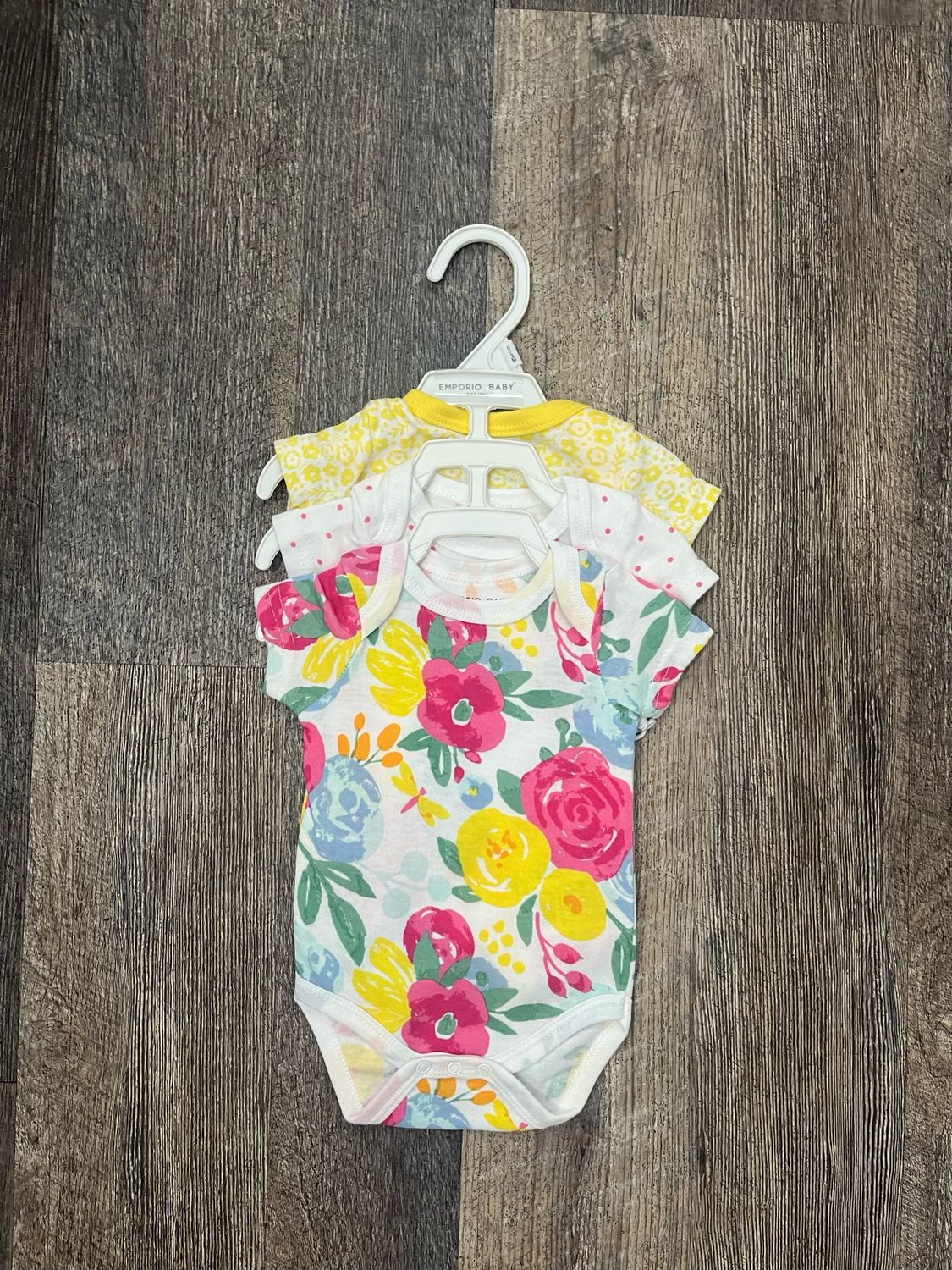 Girls 3 Pack Onesies