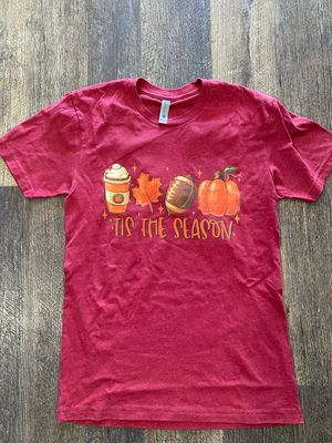 Tis The Season Football Tee