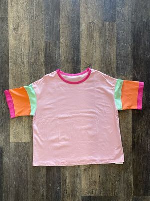 Color Block Sleeve Top
