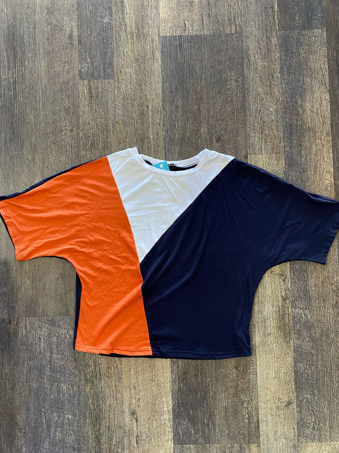 Color Block Dolman Sleeve Top