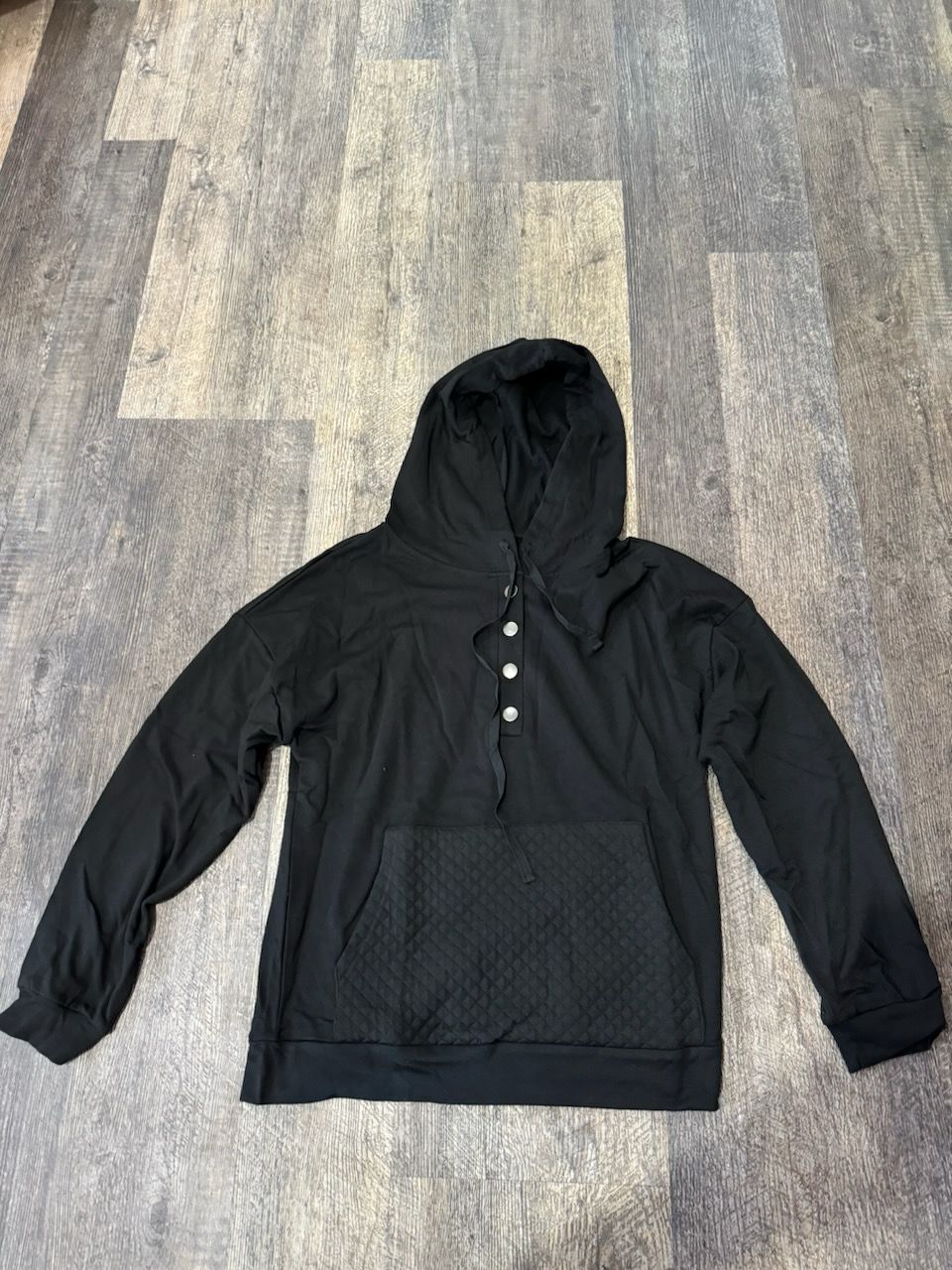 Quilted Pocket Hoodie