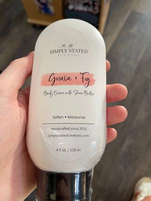 Simply Stated Body Creme