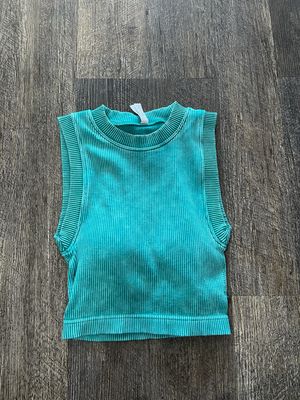 Stone Wash Crop Top