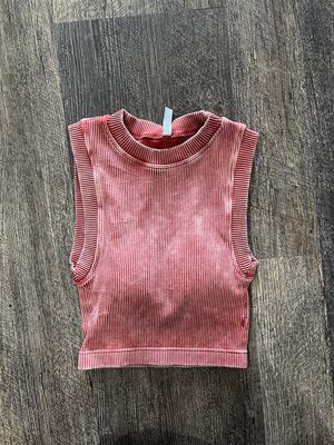 Stone Wash Crop Top