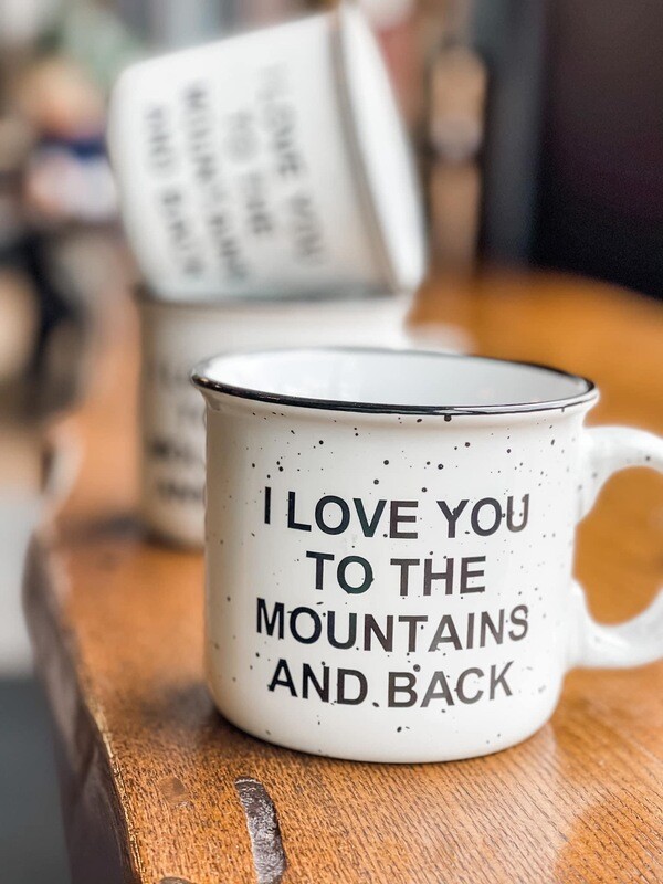 Mountains and Back Mug