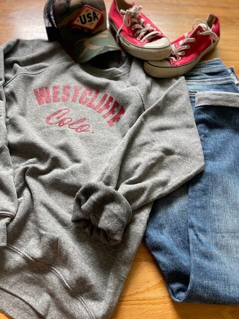 Grey & Red Westcliffe Sweatshirt