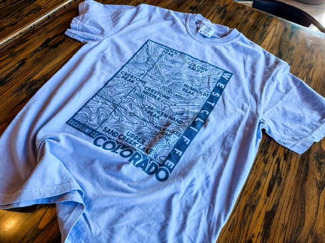 Westcliffe Topographic Map Tee - FREE SHIPPING