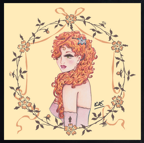 Beauté rousse Vintage
