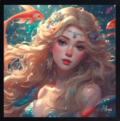 Sirène blonde