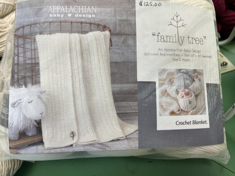 Family Tree  Crochet Blanket Kit