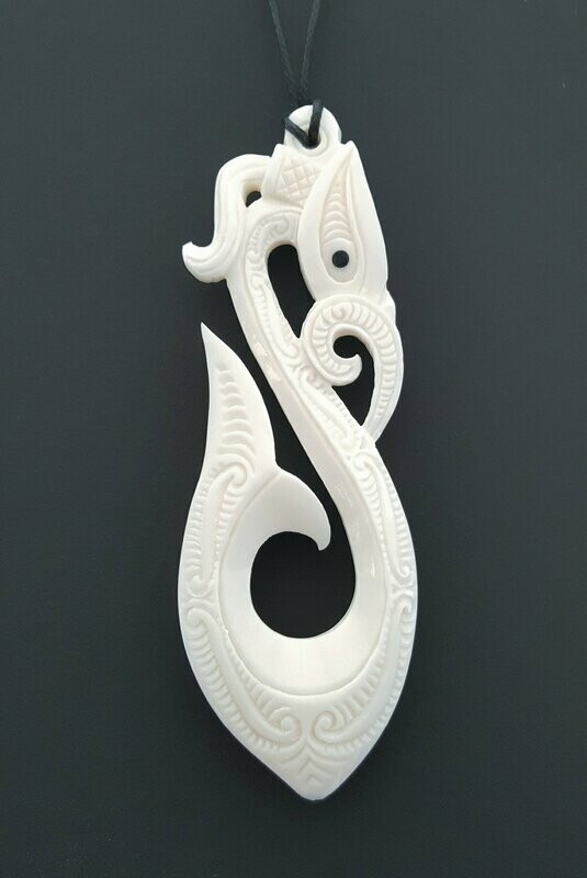 Black Ferns Bone Carving Taniwha- BF33