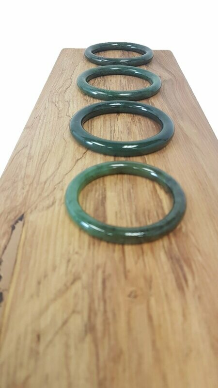Nephrite Jade Solid Bangle B1