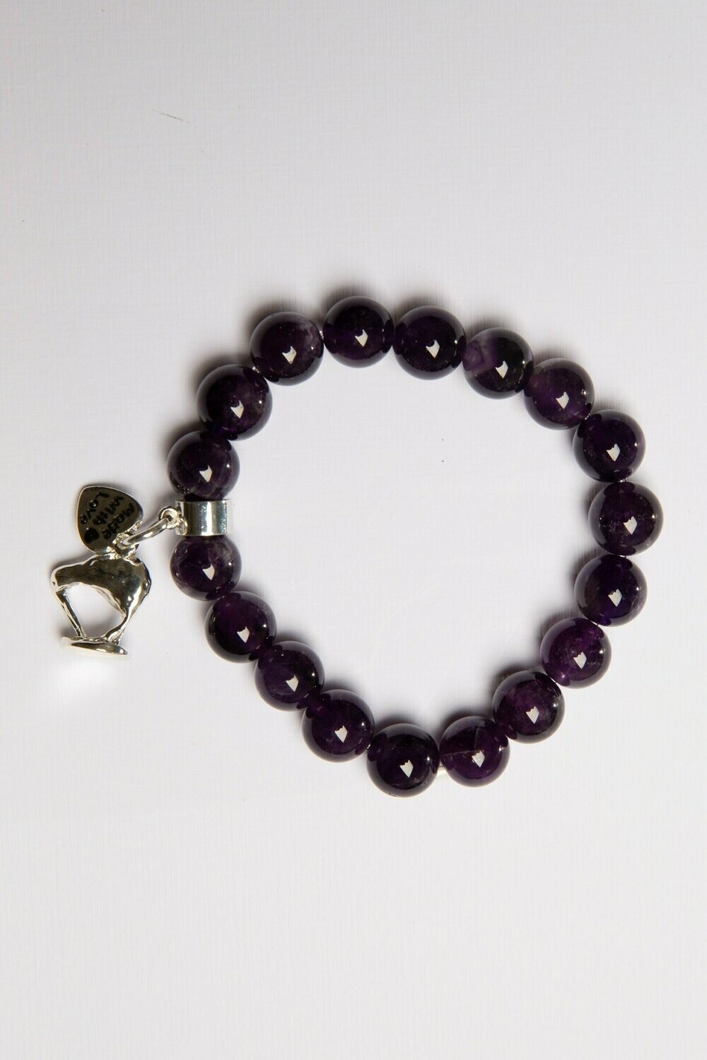 Aroha Made with Love Amethyst Kiwi bracelet  AKB1