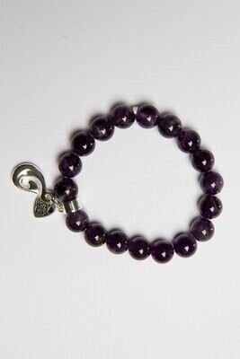 Aroha Made with Love Amethyst Hook bracelet  AHOB1